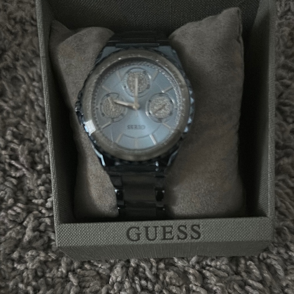 Guess women Silver and blue Watch